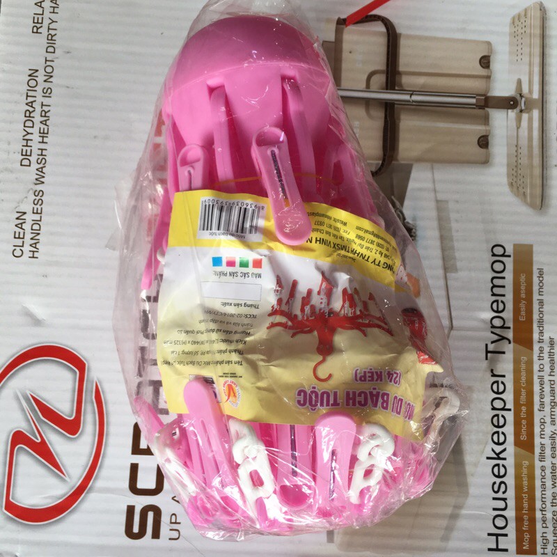 móc trùm bạch tuộc(24kẹp)