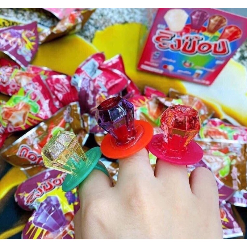 Kẹo mút nhẫn kim cương Thái Lan