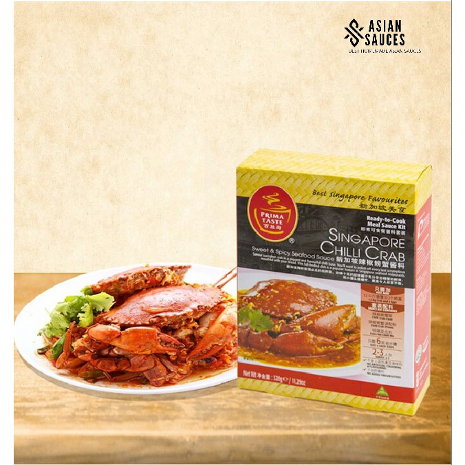 Gói gia vị Cua sốt ớt Singapore - Chili Crab Prima Taste 380gr