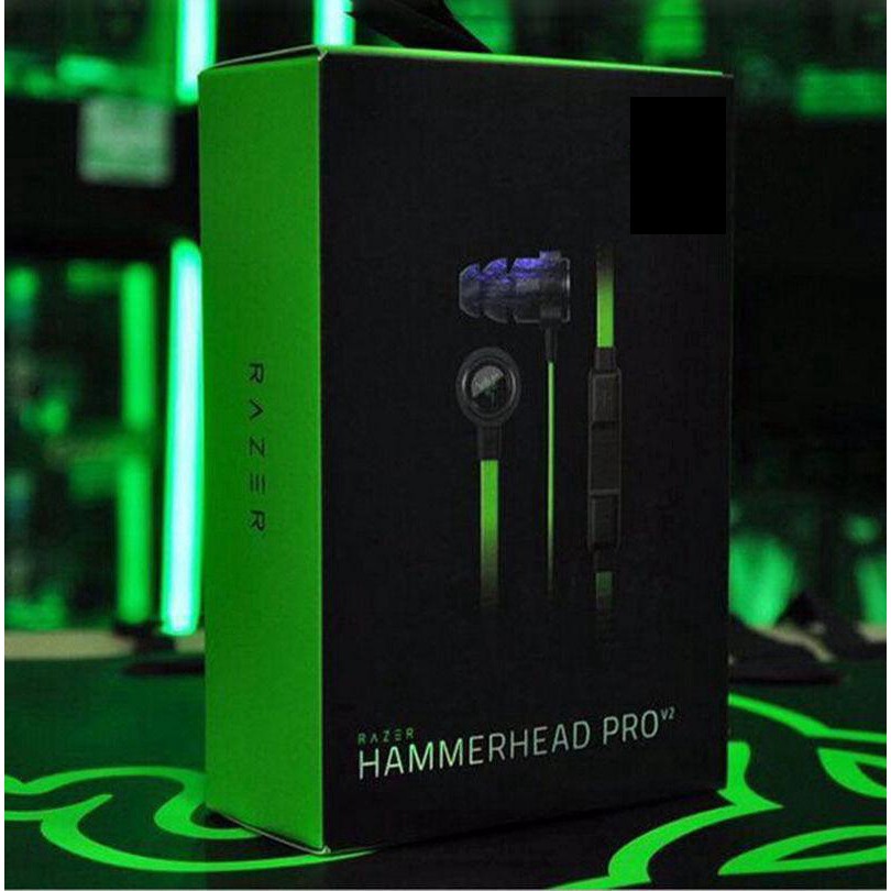 Tai Nghe Chơi Game Nhét Tai Razer Hammerhead Pro V2 Kèm Micrô