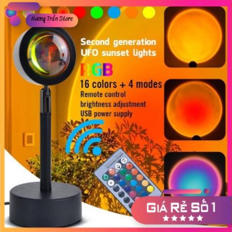 Đèn hoàng hôn 16 màu có điều khiển chuyển đổi -Hỗ trợ ánh sáng quay Tiktok, Livestream, chụp ảnh - Lỗi 1 Đổi 1