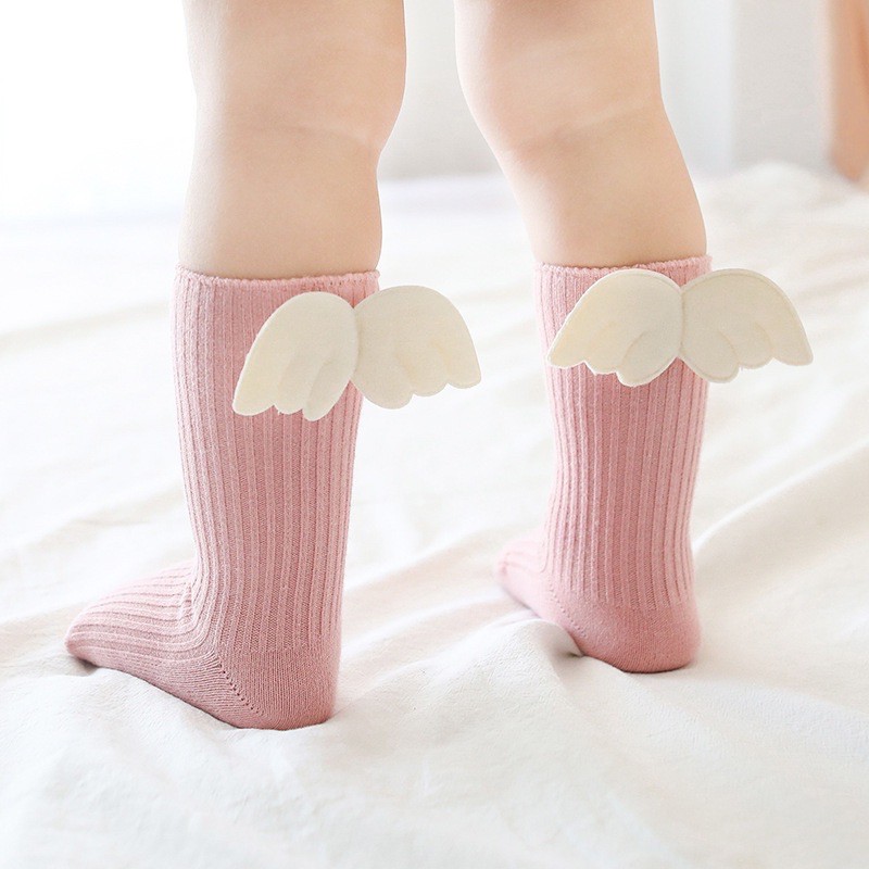 Tất gối cánh thiên thần KIDS SOCKS dành cho bé 0-3 tuổi