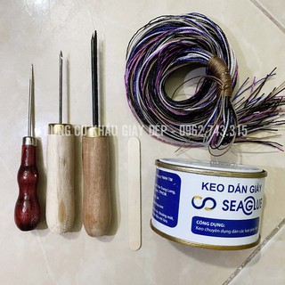 COMBO BỘ KIM KHÂU GIÀY KÈM KEO DÁN CHO CỬA HÀNG