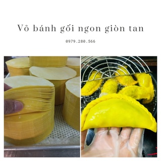 Combo 05 Vỏ bánh gối, Vỏ bánh không ngấm mỡ, giòn tan, đường kính 15cm