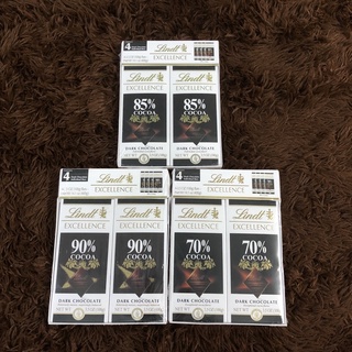 DARK CHOCOLATE LINDT 70%-85%-90% COCOA