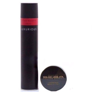 Combo gôm xịt giữ nếp luxurious và sắp vuốt tóc seba