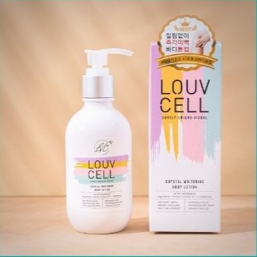 Kem body dưỡng trắng da cấp ẩm body Louv Cell Crystal Whitening Body Lotion 250 ml