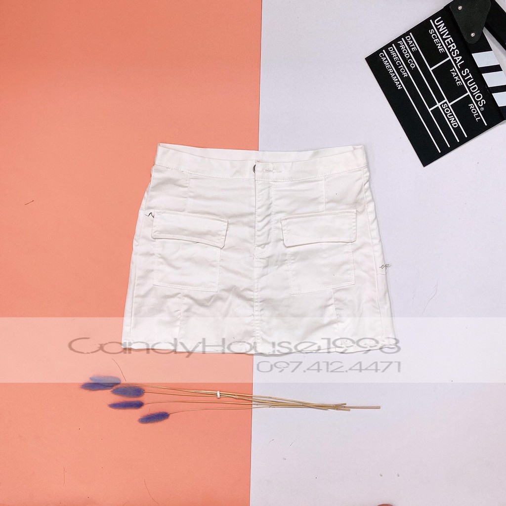 ⚡️Ảnh thật chớp chụp⚡️ Chân váy kaki vải đẹp form chuẩn ( Ba màu ) xinh xắn | BigBuy360 - bigbuy360.vn