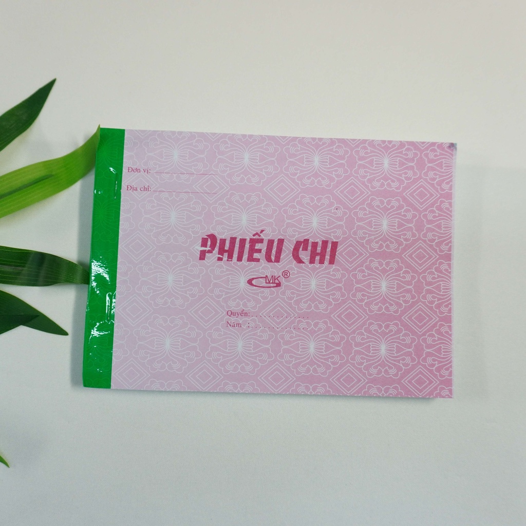 Phiếu chi khổ 13x19cm 1 liên (100 tờ), Phiếu chi 2 liên 13x19cm (50 bộ=100 tờ) - Phiếu chi 3 liên 13x19cm (50 bộ=100 tờ)