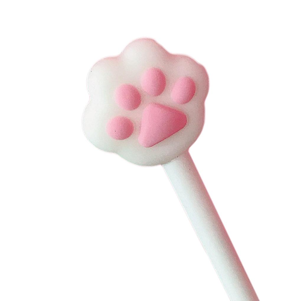 Bút Mực Gel Ngòi 0 / 5mm Hình Bàn Chân Động Vật Hoạt Hình