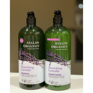 [907G] DẦU GỘI & XẢ NUÔI DƯỠNG LÀM MỀM, BÓNG MỰỢT AVALON ORGANICS NOURISHING LAVENDER