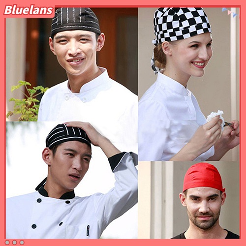 Bluelans♡ Mũ Đầu Bếp Chuyên Nghiệp Hình Đầu Lâu Cướp Biển