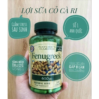 Cỏ cà ri Natures Aid Fenugreek