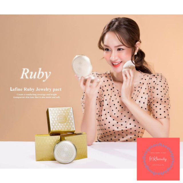 Phấn phủ siêu mịn cao cấp Ruby Jewelry Pact 20g - kềm dầu và làm mềm da | BigBuy360 - bigbuy360.vn