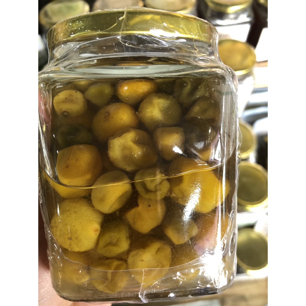 Chanh Rừng Ngâm Muối - Giảm Ho Ấm Họng, Chanh Rừng Mẫu Sơn Lạng Sơn