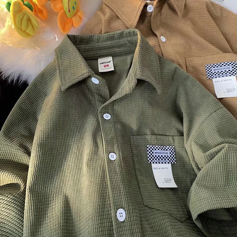 Áo Sơ Mi Mỏng Tay Ngắn Dáng Rộng Thời Trang Mùa Hè Hàng Mới 2022 Cho Nam