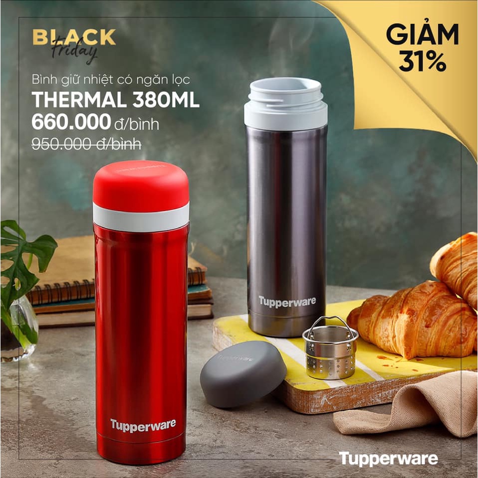 Bình Giữ Nhiệt Có Ngăn Lọc Thermal 380ML
