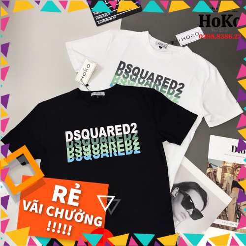 Áo thun cotton nam áo hè nam cổ tròn giá rẻ, áo dsquared2 nam , chất liệu cotton thấm hút mồ hôi co giãn 4 chiều