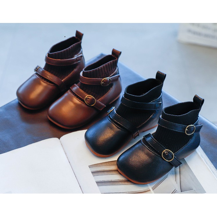 Bốt cổ thun cao cấp cho bé gái mã mới F6-F16