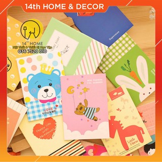 Sổ Tay Mini Ghi Chú Nhỏ Gọn (8,5×12cm) - Vở ghi chú note nhỏ (Giao Ngẫu Nhiên)