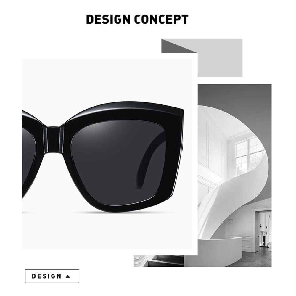 ESPO Kính Mát Vuông Oversized Chống Tia UV400 Sang Trọng