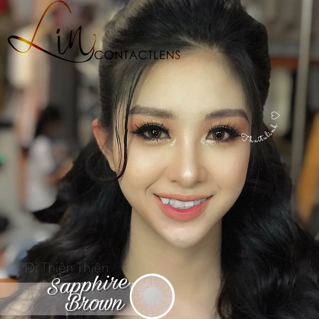 <VASSEN LENS> Sapphire Brown / Gray (Có độ và 0 độ)