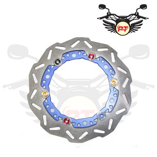 Đĩa Thắng Shark Power Lồng nhôm Winner 150 - 3mm - Xanh dương - vàng - đỏ