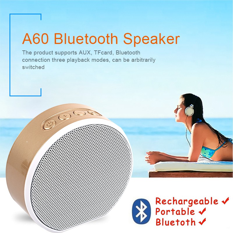 Loa Bluetooth Mini A60 Hỗ Trợ Thẻ Nhớ