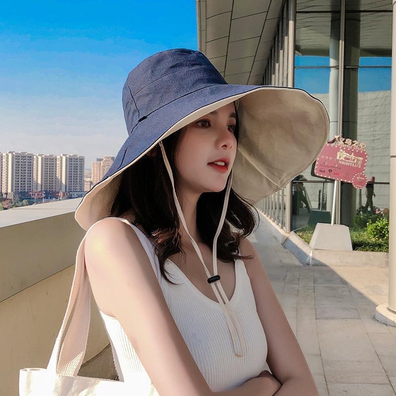 Mũ Vành Tròn Chống Tia Uv Phong Cách Nhật Bản Thời Trang Mùa Hè Cho Nữ