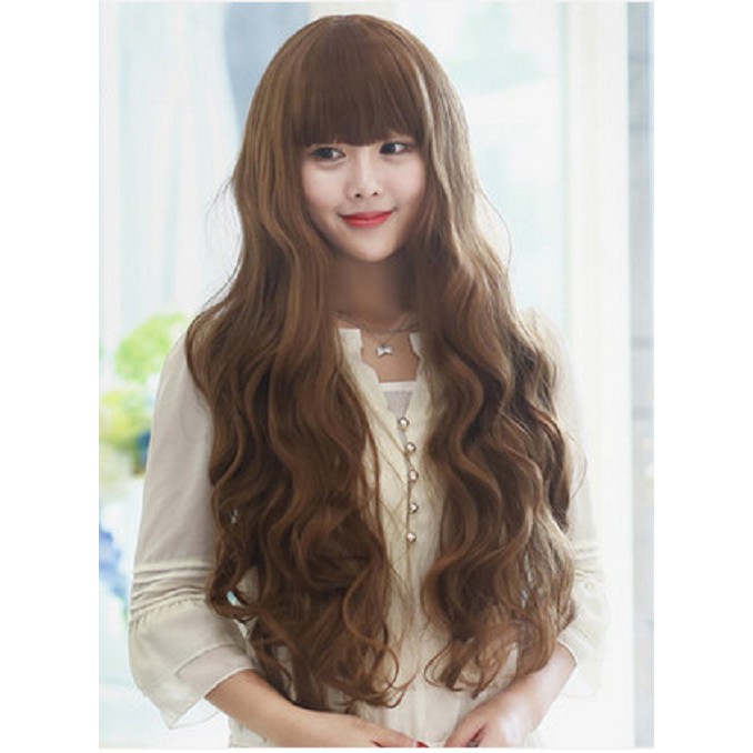 Tóc giả nữ hàn quốc + tặng kèm lưới TG61