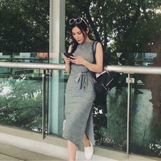 Đầm Len Xẻ của Nữ - Hàng THÁI LAN