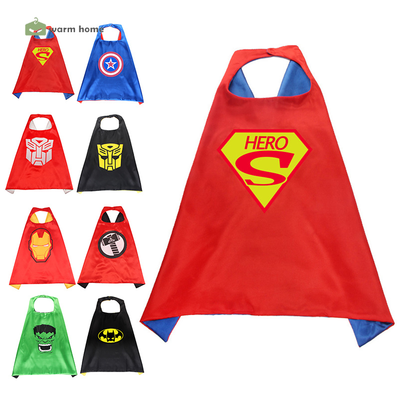 【YKN】Halloween Children's Cloak Transformers Hornet Iron Man Hulk Thor Magic Ultraman Cloak