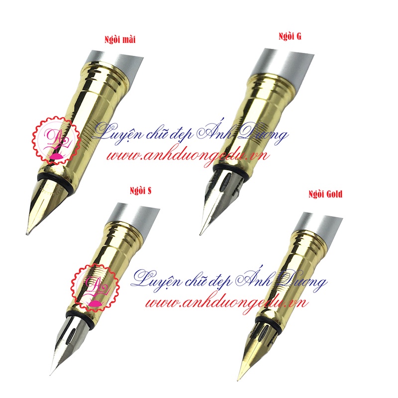 Bút luyện chữ - Bút mài thầy Ánh 040 thanh đậm