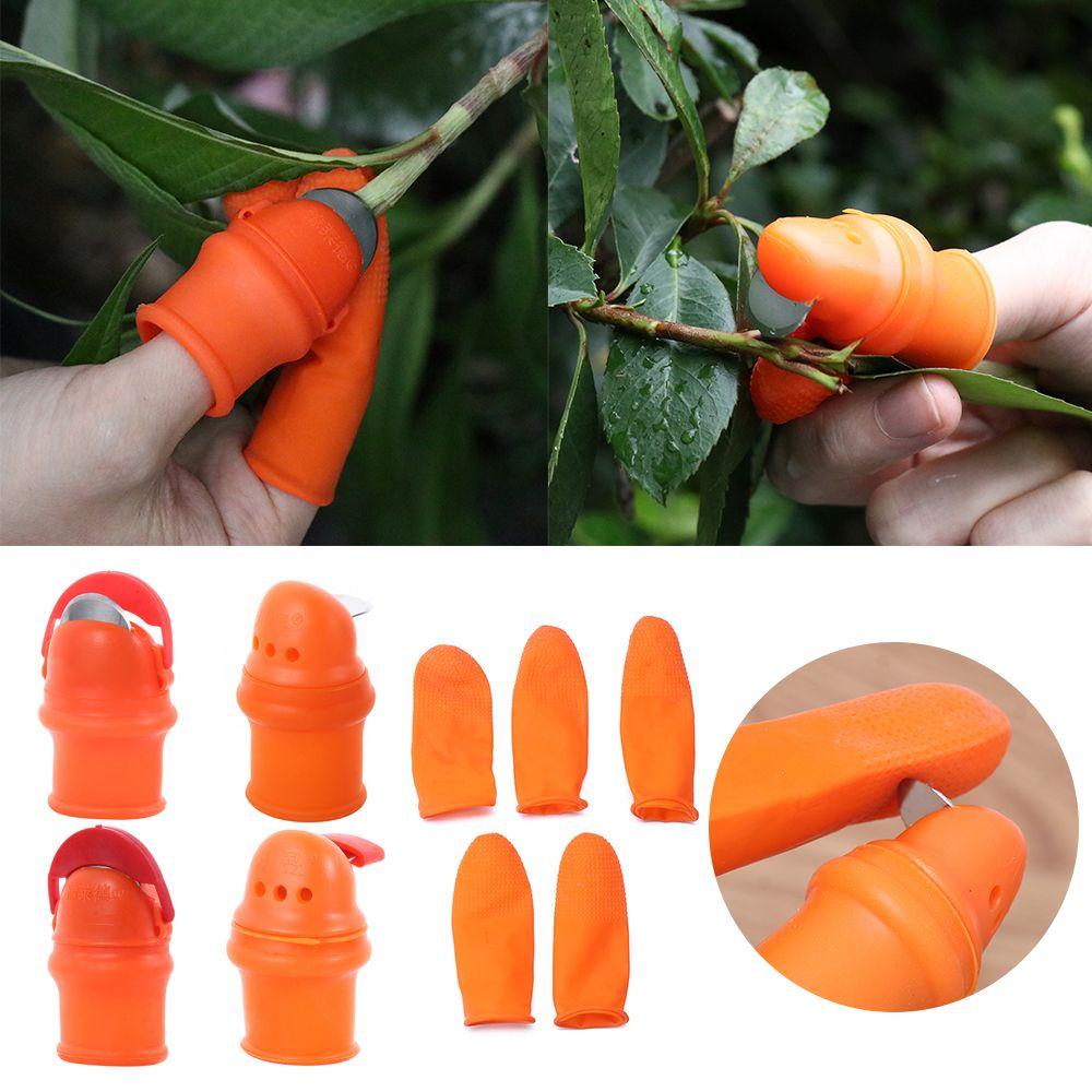 Bộ 2 / 6 Bọc Ngón Tay Cái Bằng Silicone Dùng Trồng Cây