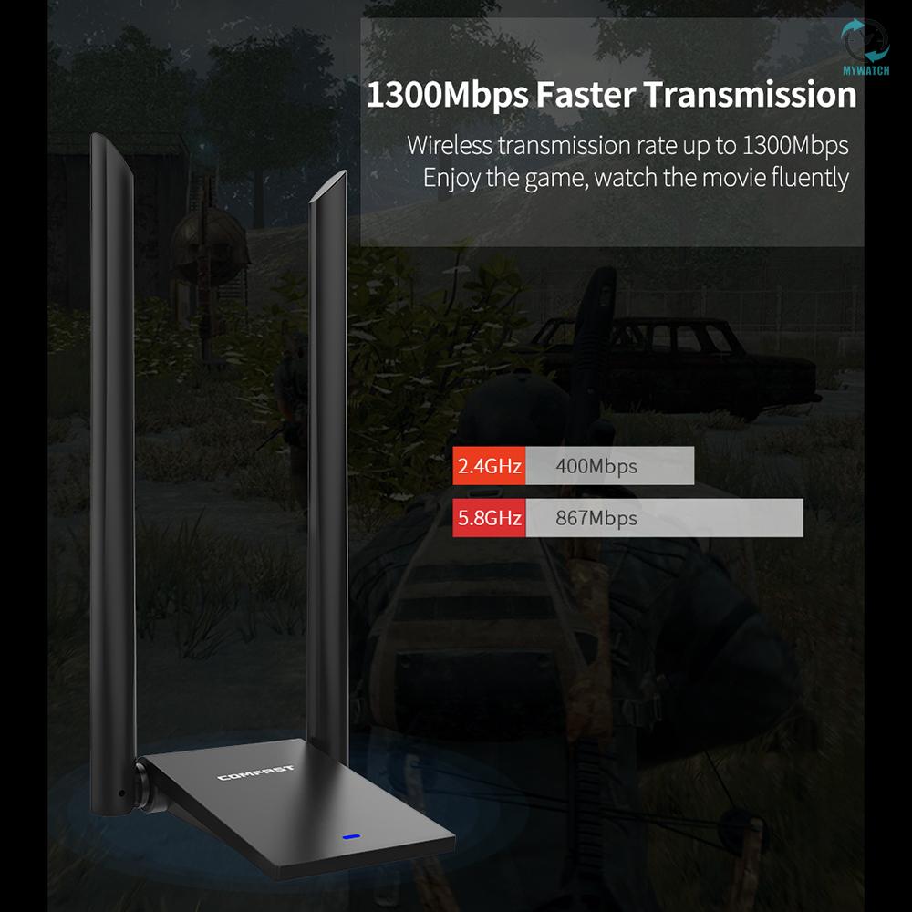 Thẻ Mạng Không Dây Comfast Cf-Wu782Ac 1300mbps | BigBuy360 - bigbuy360.vn