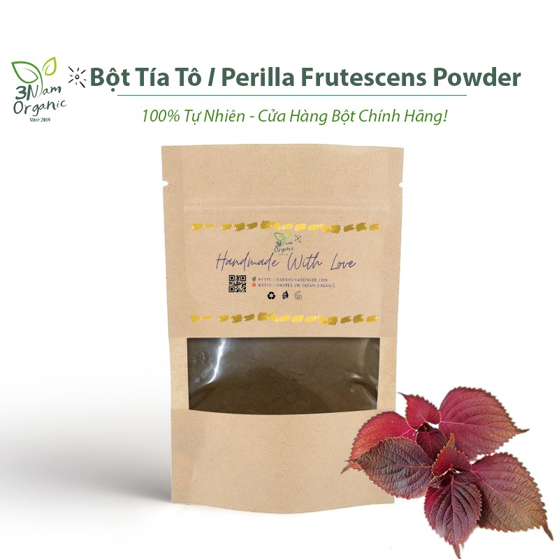 Bột Lá Tía Tô Nguyên Chất (Perilla Frutescens Powder)