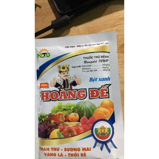 Sản phẩm HOÀNG ĐẾ trị thán thư sương mai vàng lá hư rễ cây gói 30gr