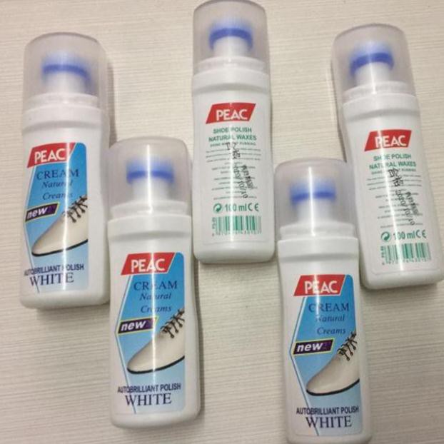 Combo 5 loại 100ml Chai tẩy trắng vệ sinh giày dép, túi xách, quần áo có đầu bán chải làm sạch thuận tiện