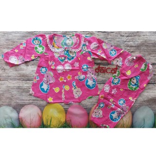 Bộ tole dài sơ sinh cài nút trước Sz0(5-6kg)"
