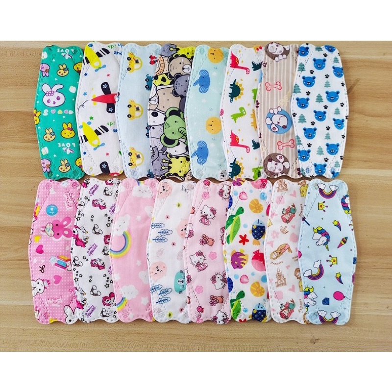 KHẨU TRANG 4 LỚP KF94 TRẺ EM - gói 10 chiếc | BigBuy360 - bigbuy360.vn