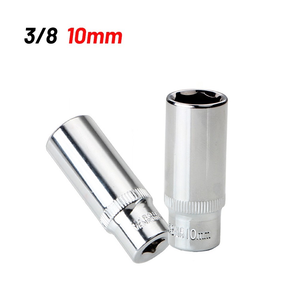 Công Cụ Sửa Chữa Bằng Thép Vanadium Chrome 3 / 8 Inch 10mm Màu Bạc