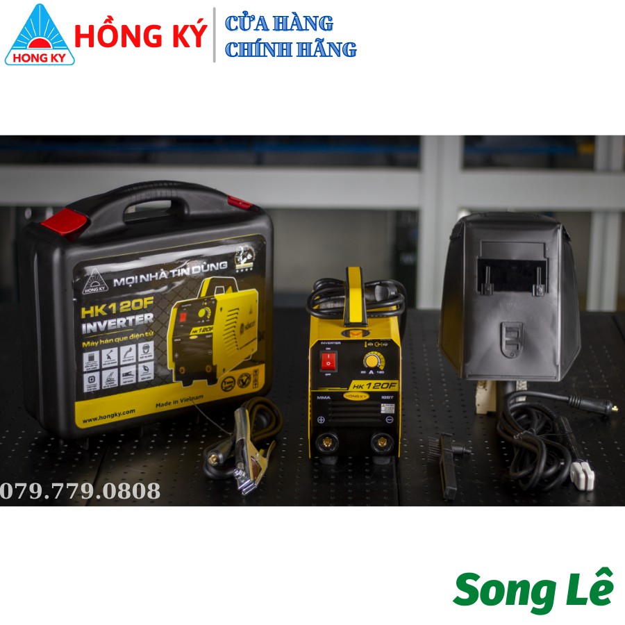 Máy Hàn Điện Tử Hồng Ký 120F - Có Hộp Nhựa - Chính hãng - Gia Đình và Thợ