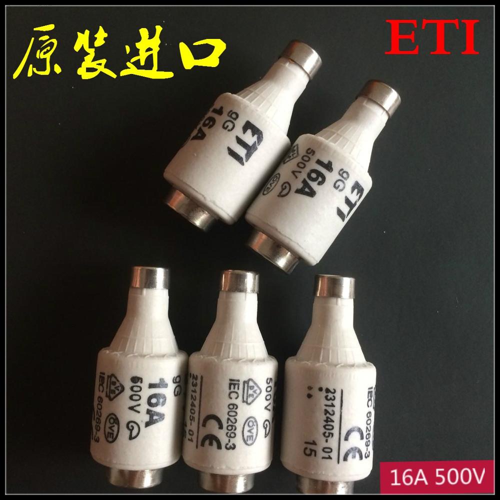 YY FUSE ETI DII 2A 4A 6A 10A 16A 20A 25A 32A 500V GG / GL E27 mới