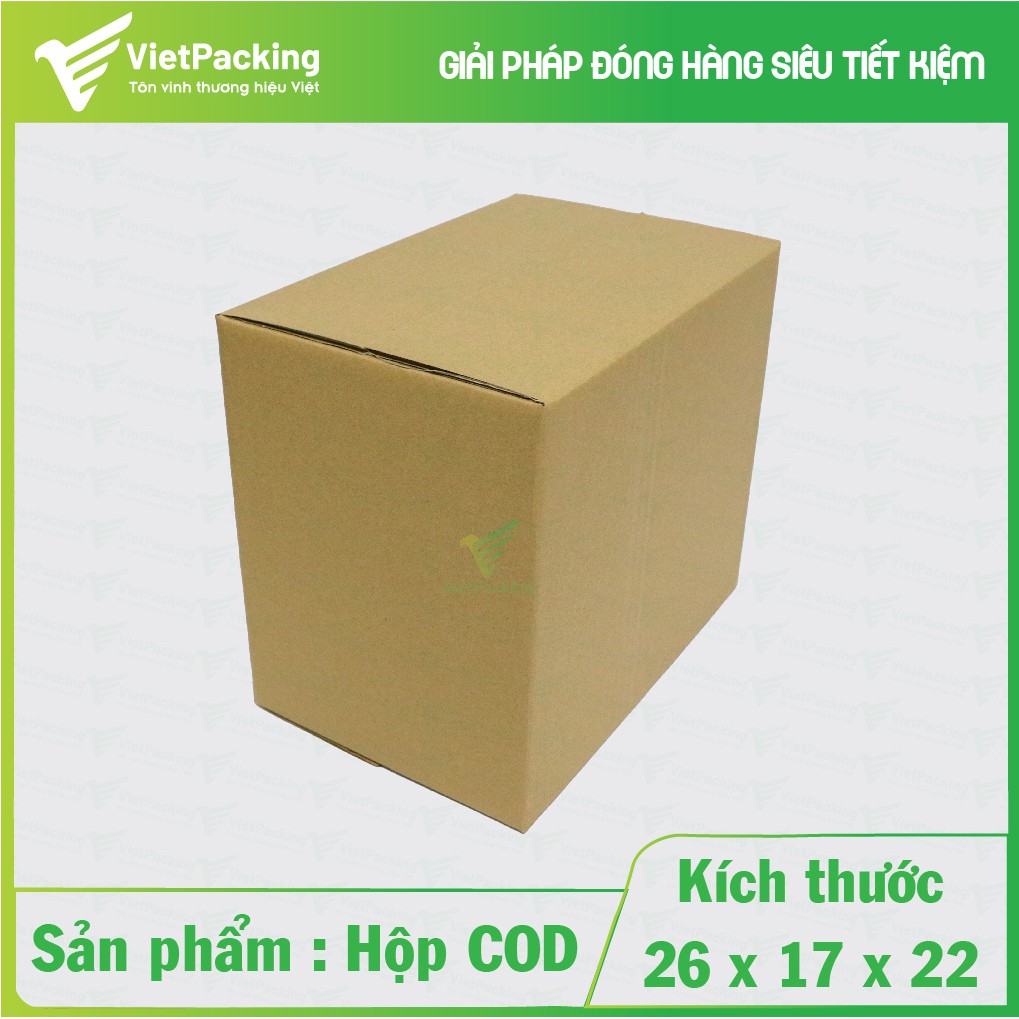 26x17x22 - 25 hộp carton giấy cứng, siêu chắc chắn V150