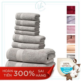 Khăn mặt cao cấp VIECOTTON 30x50 cotton 100% siêu dày siêu mềm mịn thấm hút cam kết giao đúng màu