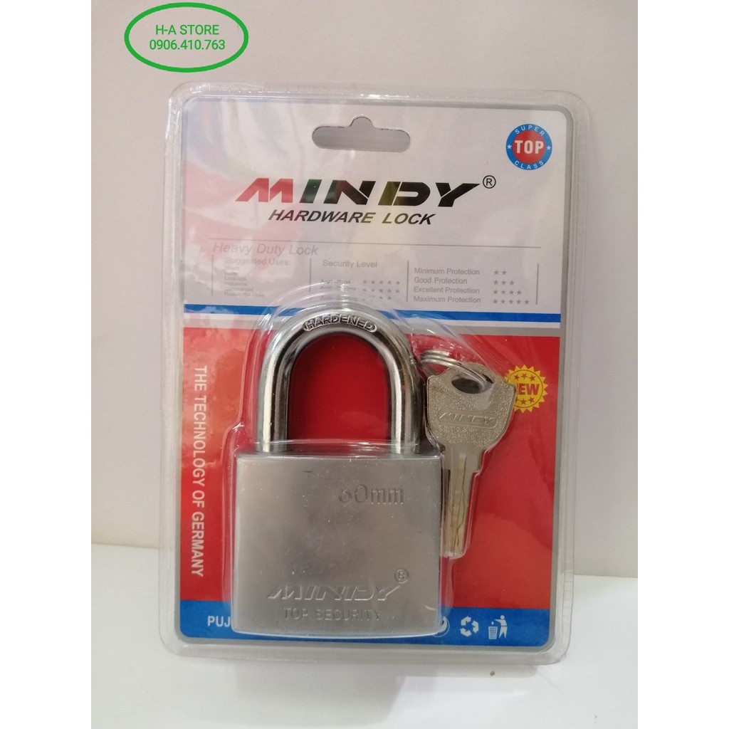 Ổ khóa cửa Mindy 6p / 6p chống cắt