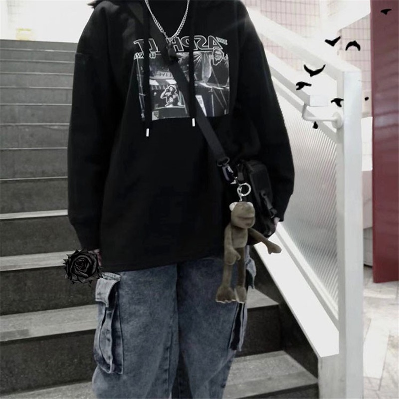 NRVP Áo Hoodie Dáng Rộng Thời Trang Hàn Quốc 2022 Dành Cho Nữ