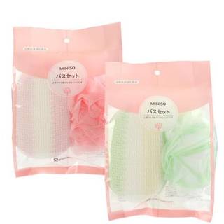 Miniso Miếng Bọt Biển Và Bông Tắm Tiện Dụng Chất Lượng Cao