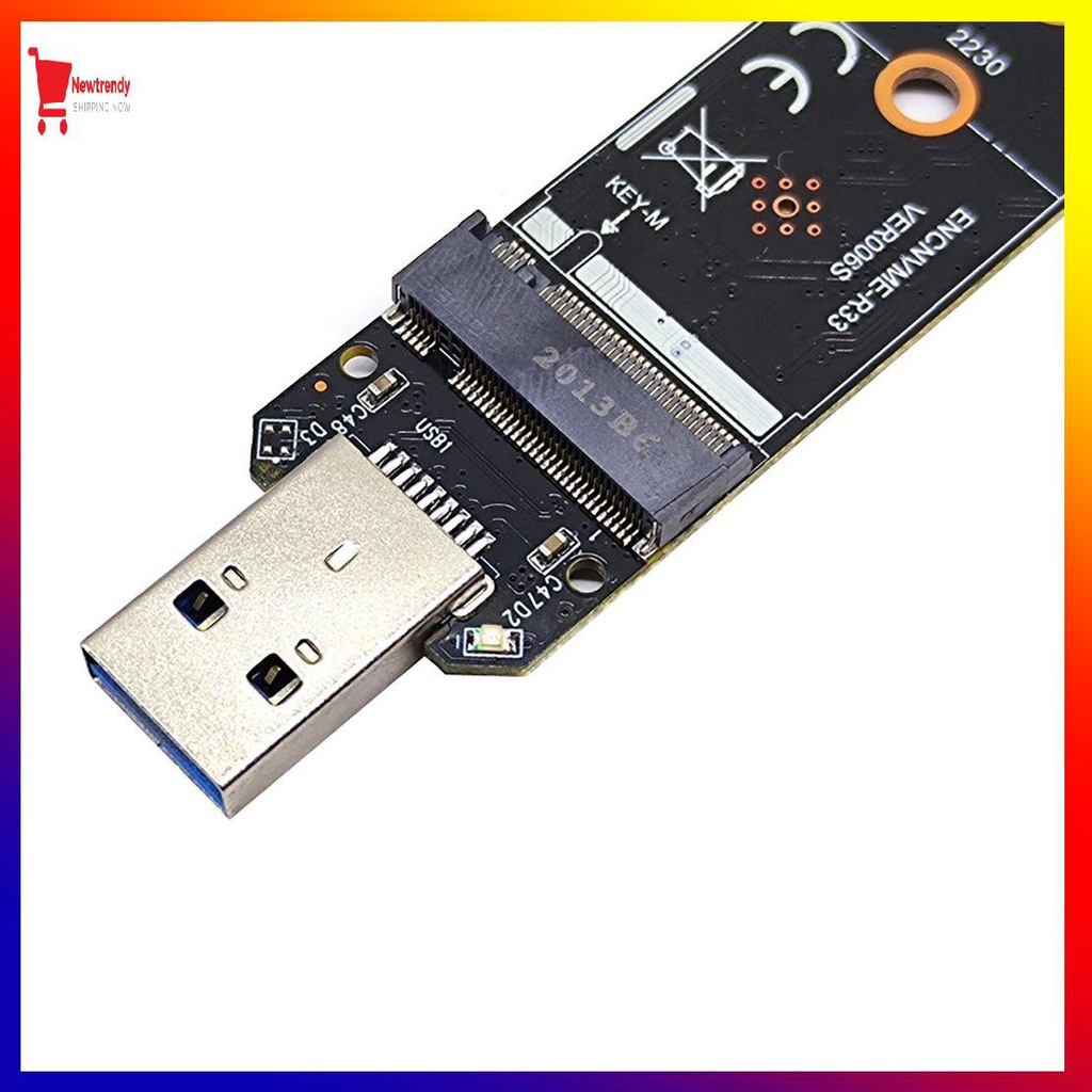 Bảng Mạch Chuyển Đổi M.201 (Promo) (M.2 Sang Usb 3.0 Dual Protocol Ssd M.2 Nvme Pcie Ngff Sata M2 Ssd