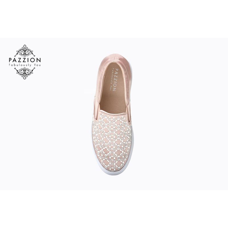 Giầy Slip on Pazzion Singapore chính hãng 1886-2 - PINK